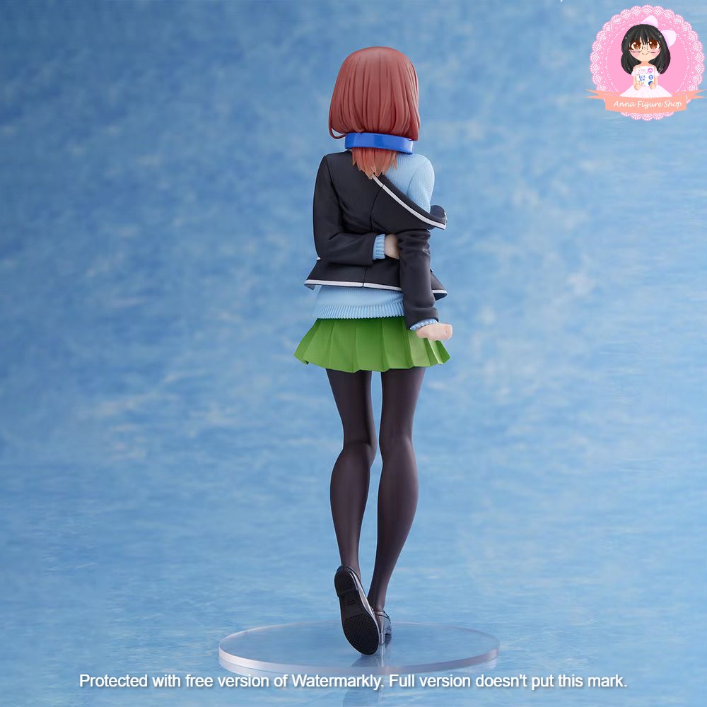 Mô hình Nakano Miku 20cm trong truyện Nhà Có Năm Nàng Dâu, quà sinh nhật, vật trang trí bàn học