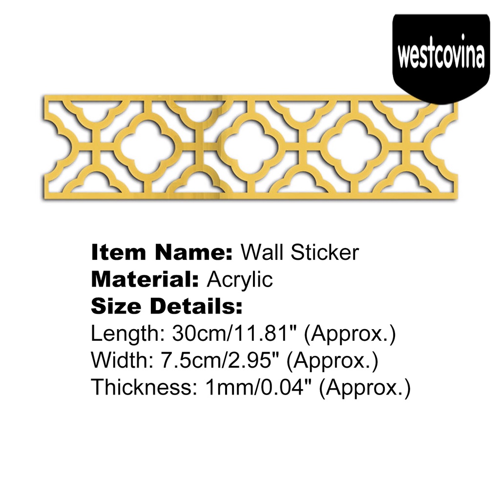 [Hot]☀ Sticker Dán Tường Bằng Acrylic Với Họa Tiết Hình Học 3D Dùng Trang Trí Phòng