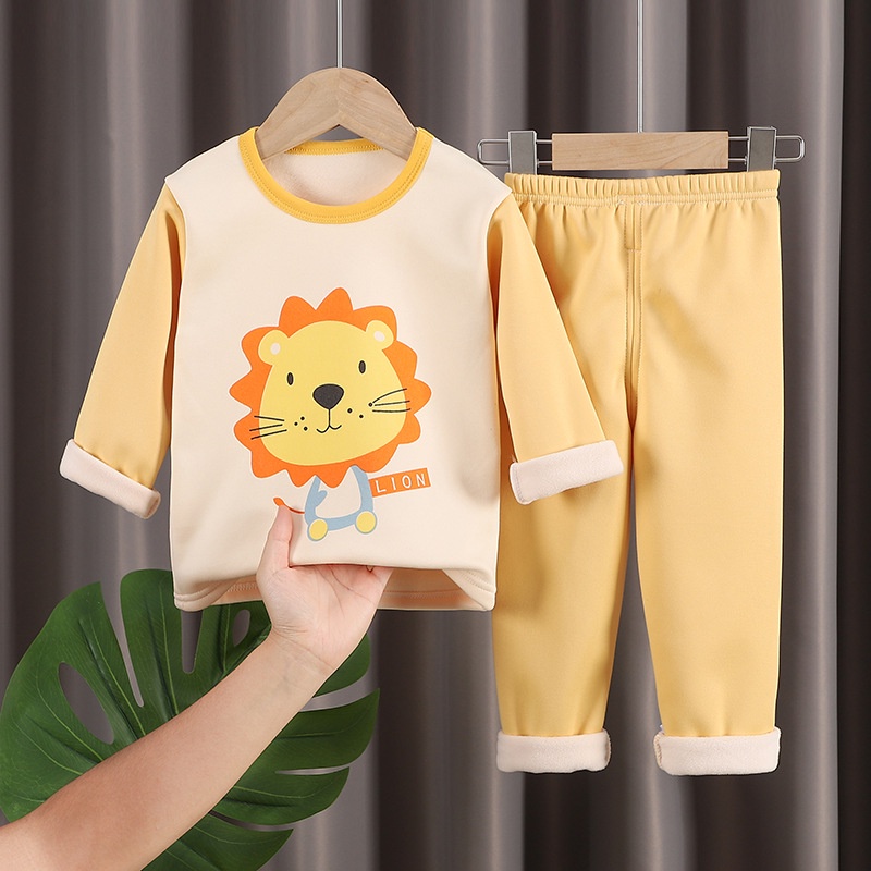 Bổ nỉ dài tay lót lông hàng Quảng Châu cho bé 8-22kg