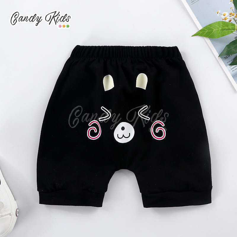 Quần Short Cotton Họa Tiết Hoạt Hình Xinh Xắn Dành Cho Bé 0-5 Tuổi