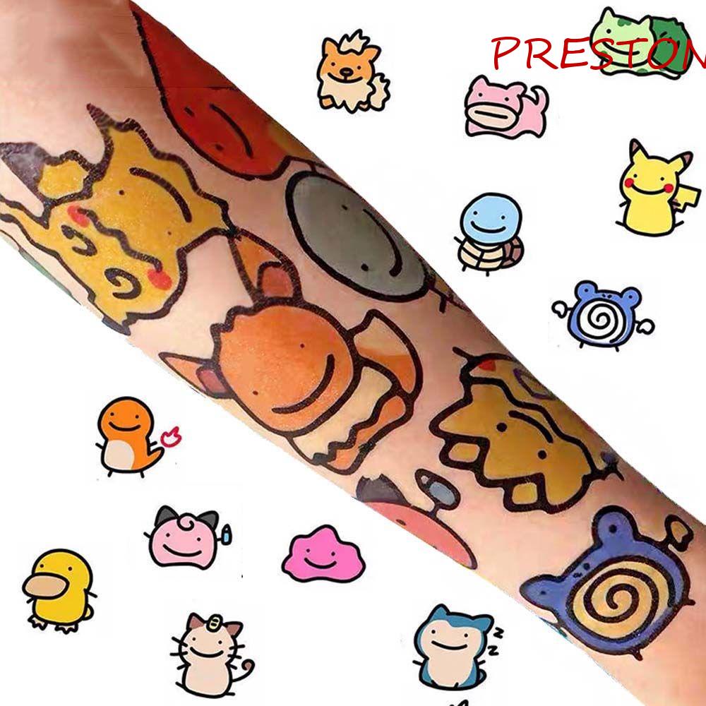 Sticker Dán Trang Trí Ván Trượt / Guitar / Xe Hơi Hình Pikachu Pokemon