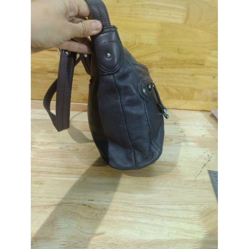 Túi đeo vai da thật secondhand  220108