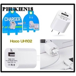 Củ sạc HOCO UH102 chính hãng phù hợp với iphone, ipad, adroid
