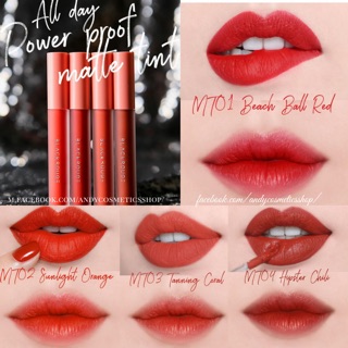 SON KEM BLACK ROUGE POWER PROOF MATTE TINT 💄