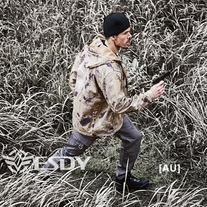 Áo khoác chống gió phong cách quân đội thời trang cho nam