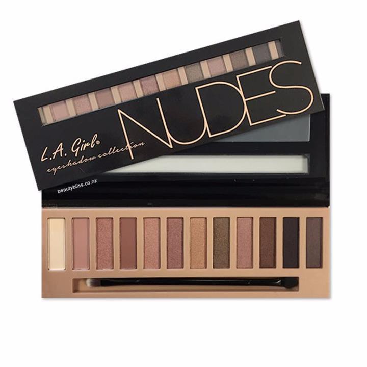 Phấn mắt 12 ô siêu mịn, bền màu L.A GIRL Nudes Eyeshadow Collection 12g