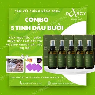 Combo 5 chai tinh dầu bưởi vi jully
