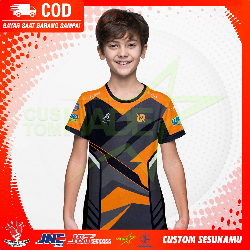 Áo Jersey 2021 Rrq 2021 Dùng Để Chơi Game Dành Cho Trẻ Em