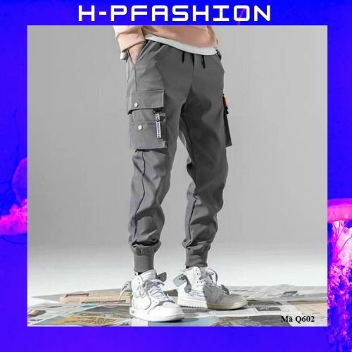 Quần Jogger Nam Túi Hộp 🔵 𝐅𝐑𝐄𝐄 𝐒𝐇𝐈𝐏 🔵 Quần Jogger Túi Hộp Nam Kaki Co Giãn Thời Trang Hpfashion - QJG6A