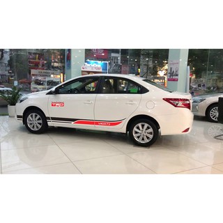 Tem xe ô tô vios phong cách thể thao TS095
