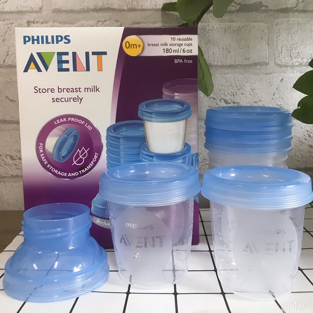 Cốc Trữ Sữa Phillips Avent Dung Tích 180 ml Chính Hãng