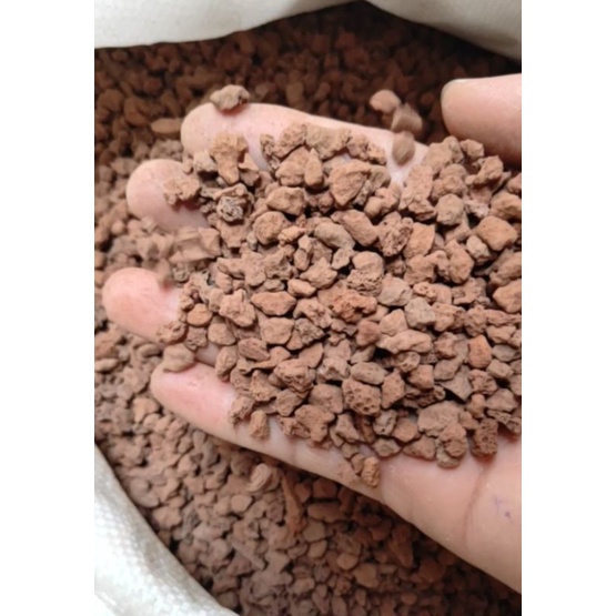 Đá Nham Thạch Đỏ (đá lava) 3-6mm 500g
