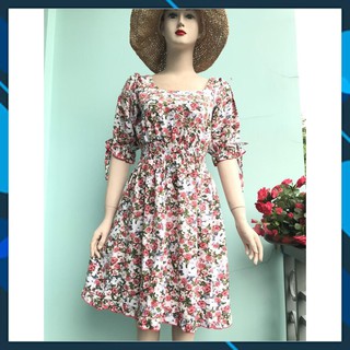 Đầm bông nhí cực hót, đầm lụa cao cấp cực hót