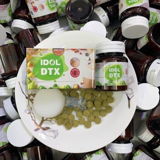 Giảm cân detox bụng IDOL DTX- Giảm mỡ bụng detox idol thái lan lọ 60v