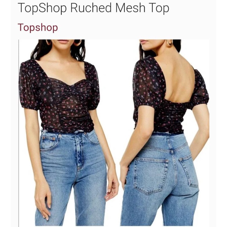 Áo Thun Topshop Authentic sz Us 2, new 99%