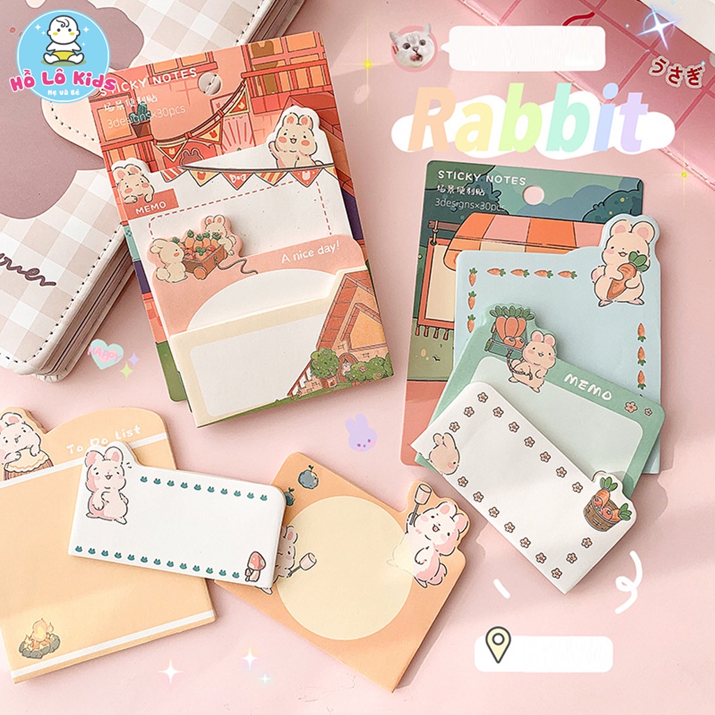 Giấy ghi chú ngộ nghĩnh mẫu mới đáng yêu phong cách Hàn Quốc Hồ Lô Kids