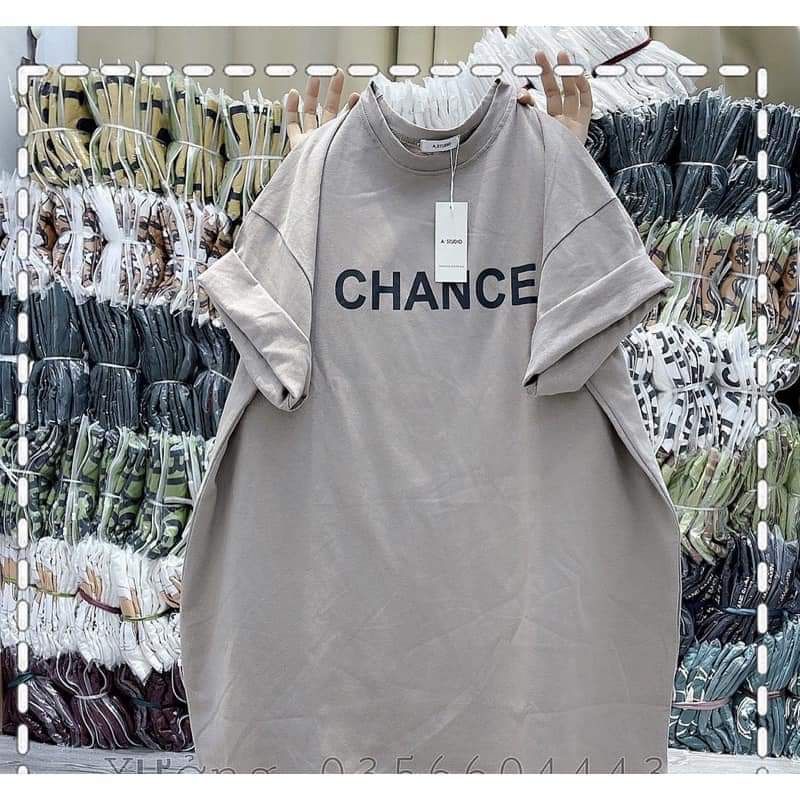 Áo Thun Cotton 3158 Form Rộng Nam Nữ Unisex CHANCE