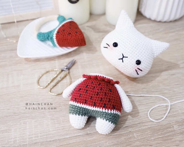Mẫu chân ngắn - quà tặng len handmade - hàng có sẵn