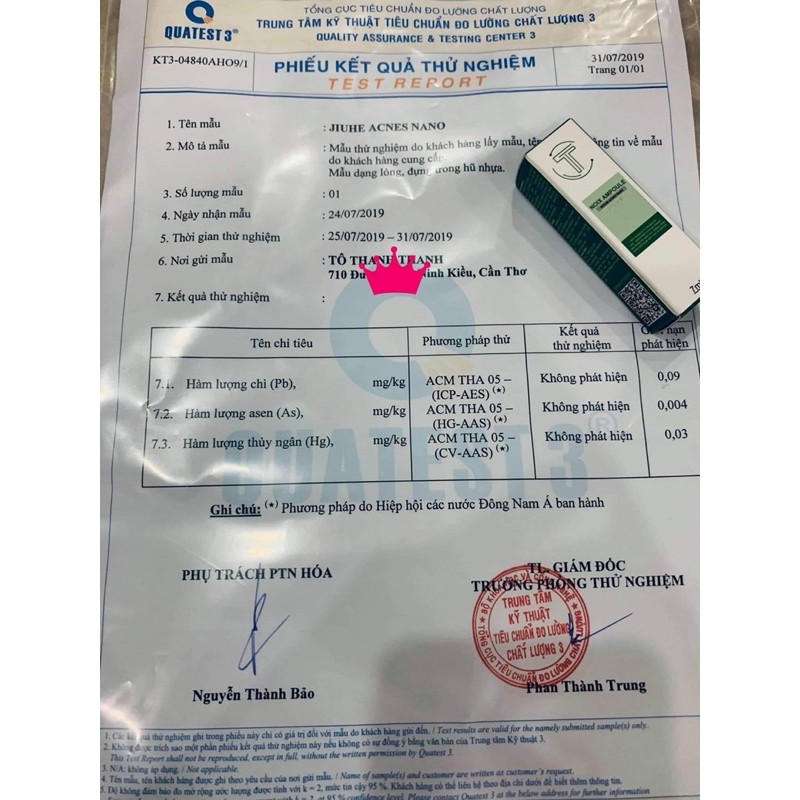 SERUM JIUHE ACNES NANO MỤN THANH TÔ CHÍNH HÃNG 100%