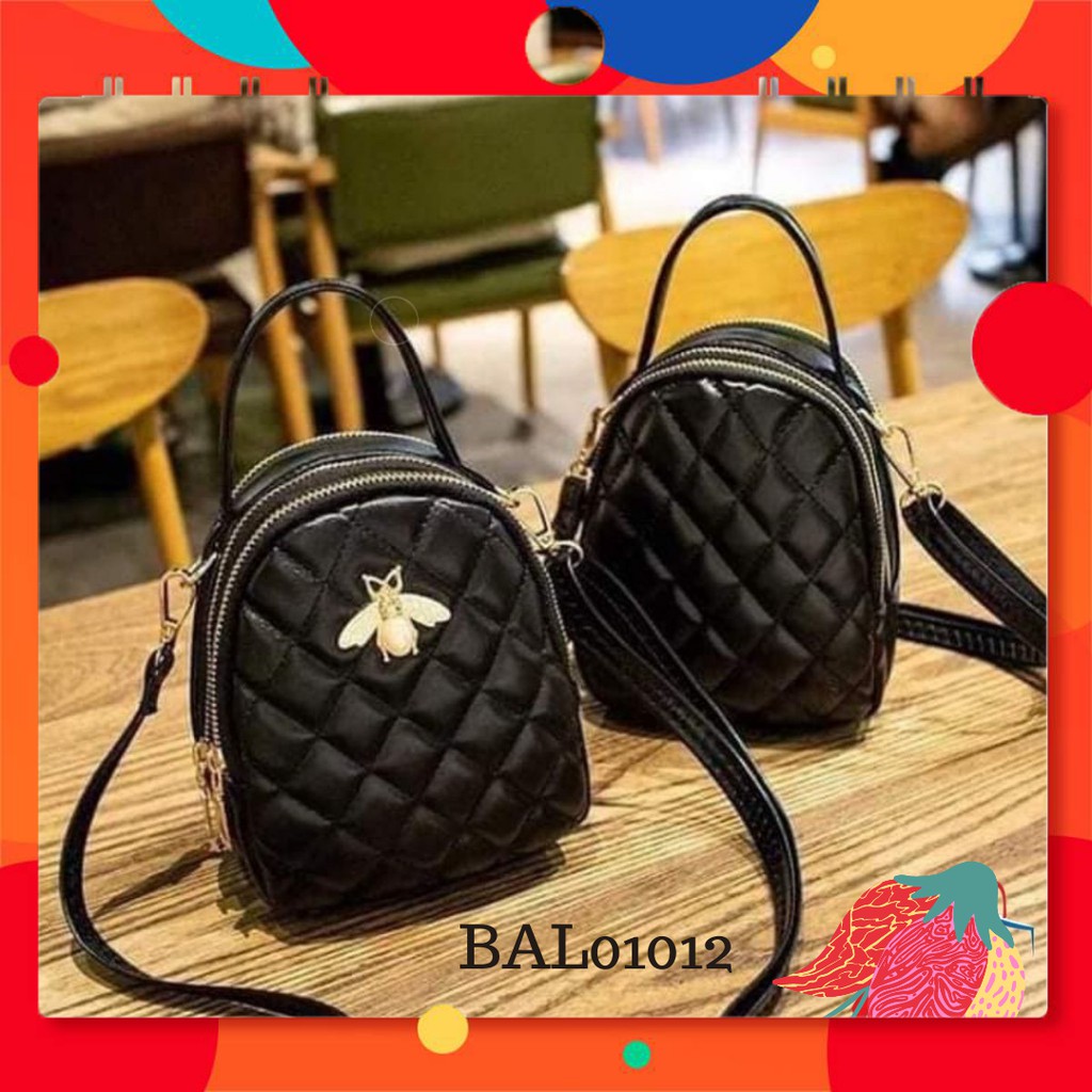 Balo ong hot hit- balo da Pu mềm size vừa đẹp giá rẻ mang đi chơi đi làm BAL01012
