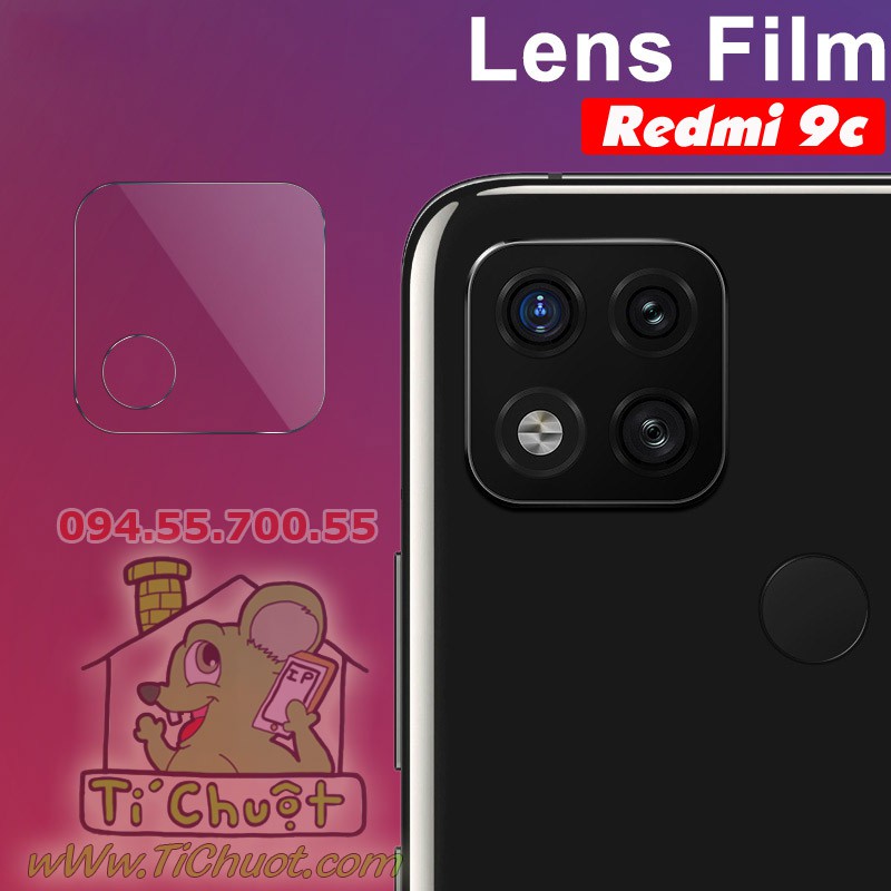 [Ảnh Thật] Kính CL chống trầy Camera Xiaomi Redmi 9C Cường Lực
