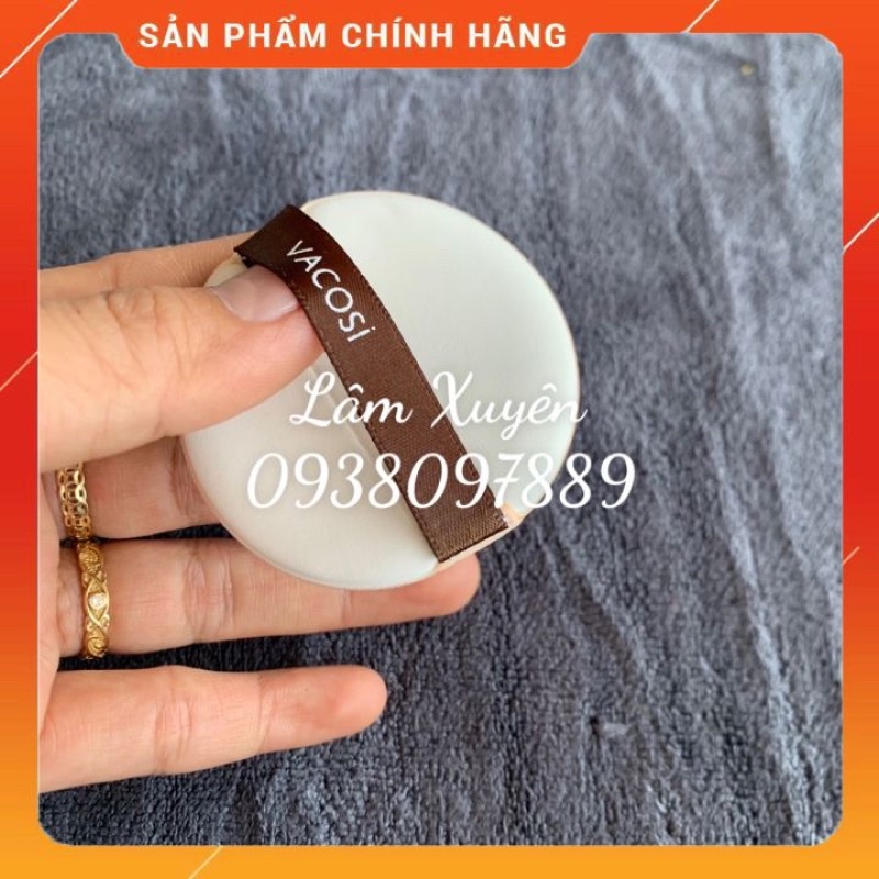 Bông phấn đánh kem, đánh Cushion CHÍNH HÃNG tán kem nền dễ dàng, kem thấm đều vào bề mặt, bề mặt nhẵn mịn