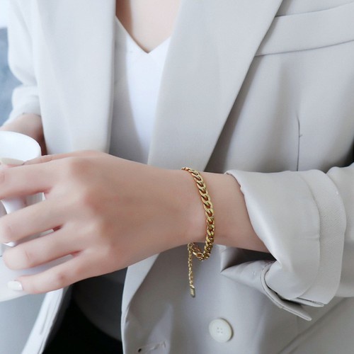 Lắc Tay Dây Xích Nữ Titan Ko Han Rỉ TT 3711