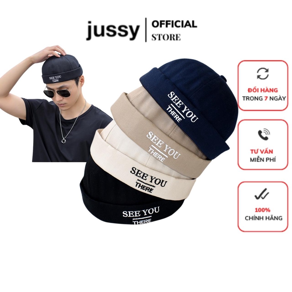 Mũ Miki Hat See You Jussy Fashion Chất Vải Nhung Mịn Kiểu Mũ Nồi Thủy Thủ Có Khóa Da Tăng Giảm Sành Điệu