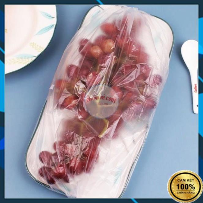 Set 100 màng bọc thực phẩm tặng túi gấu dây rút siêu dễ thương