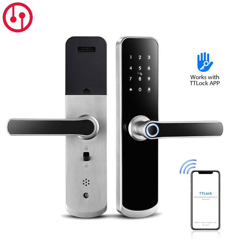 Khóa vân tay dùng cho cửa phòng, chung cư  – không hao pin