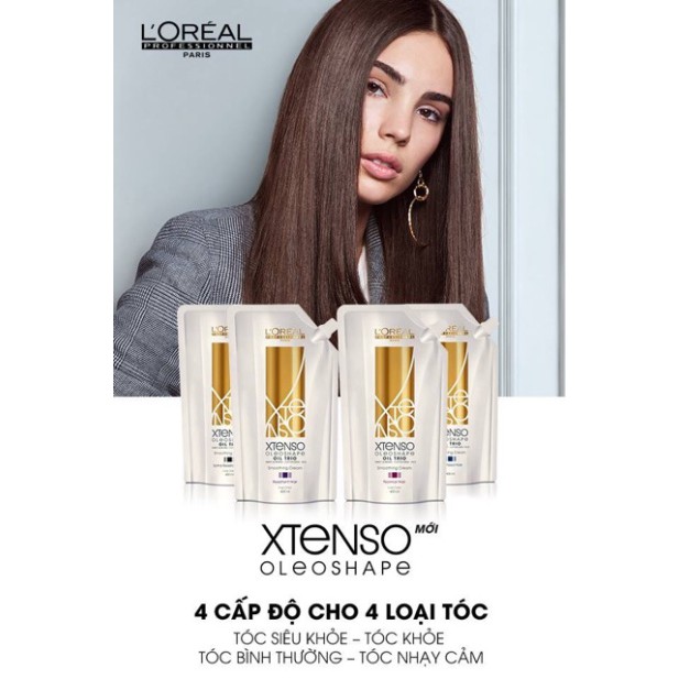 [G02] Thuốc duỗi ép tóc Loreal X-Tenso Oleoshape hàng công ty chính hãng S007