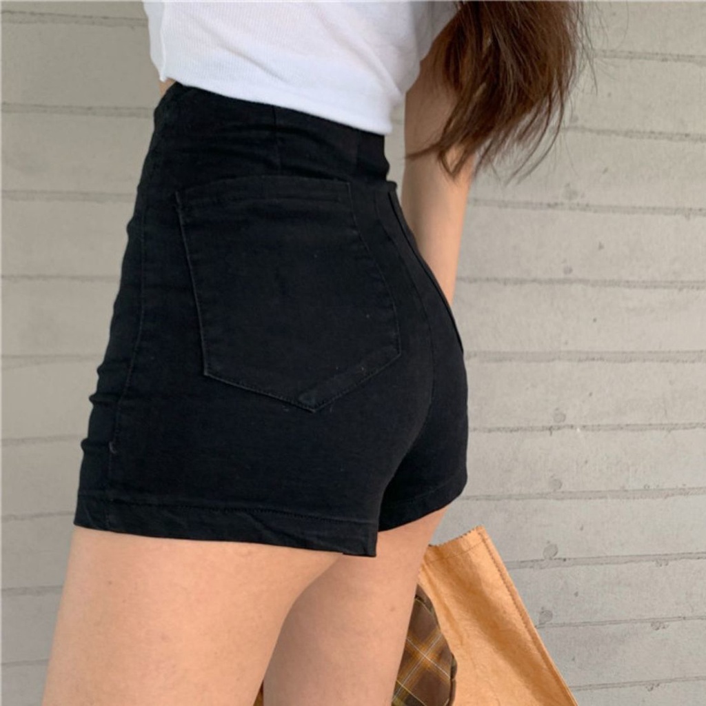 Quần Short Jean Lưng Cao Quyến Rũ Thời Trang Cho Nữ | BigBuy360 - bigbuy360.vn