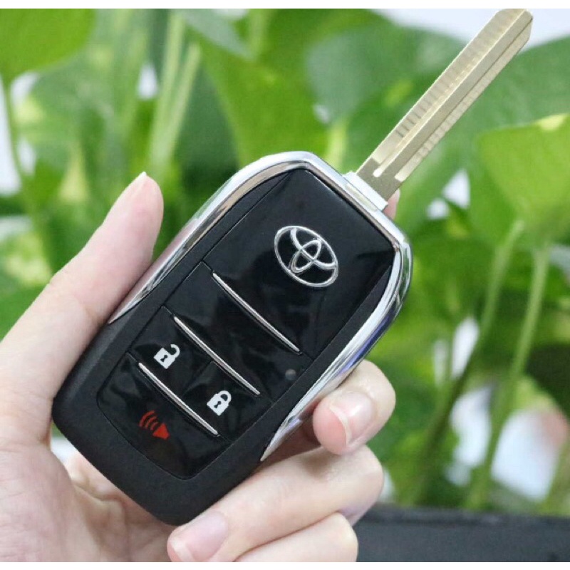 Vỏ chìa khoá độ gập TOYOTA  đời 2005 - 2014 xe Innova , Camry , Vios , Fortuner , Hilux , Corola