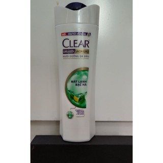 Dầu gội đầu clear mát lạnh bạc hà mới 340g