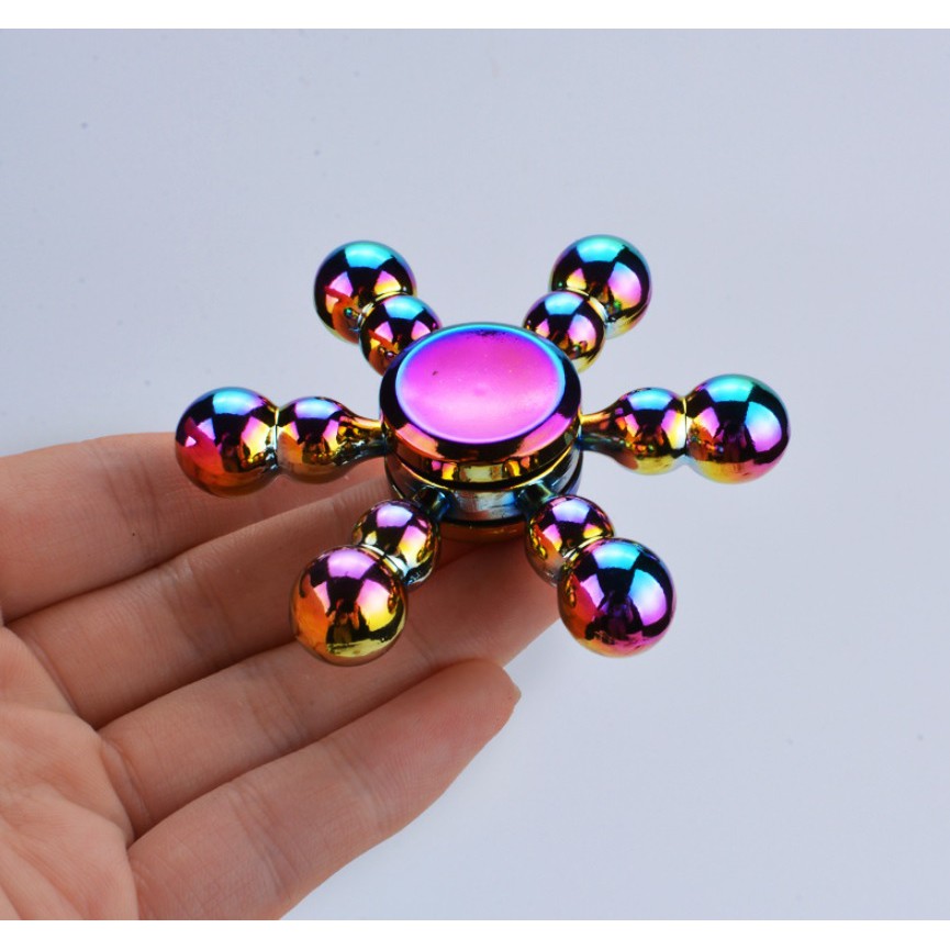 Đồ chơi con quay Bầu Tiên Đa Sắc Spinner - Bằng thép siêu bền, Quay vô cực