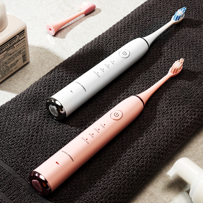 Njr-D1 Pro bàn chải đánh răng điện IPX7 không thấm nước 4 chế độ 12 bánh răng.