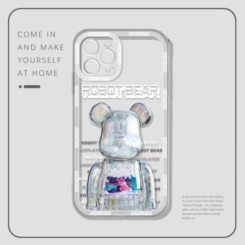 Ốp điện thoại mềm hình gấu cho Iphone 11 Pro Max I11 I7 I8 7plus 8plus Ix Xs Xr Xs Max Se 12 12pro 12 Pro Max