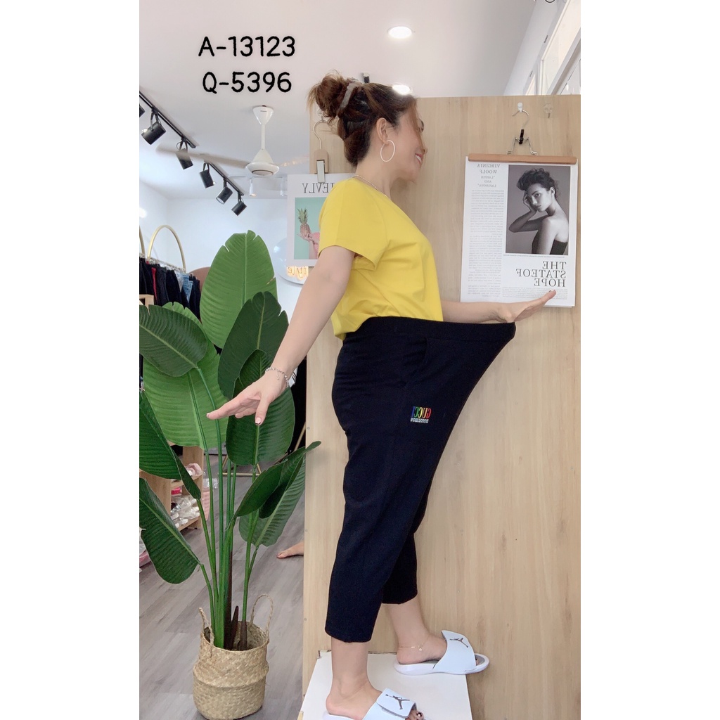 Quần thun lửng BIGSIZE Q.74 logo 5396,5397