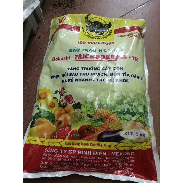 Phân hữu cơ vi sinh đầu trâu 5kg