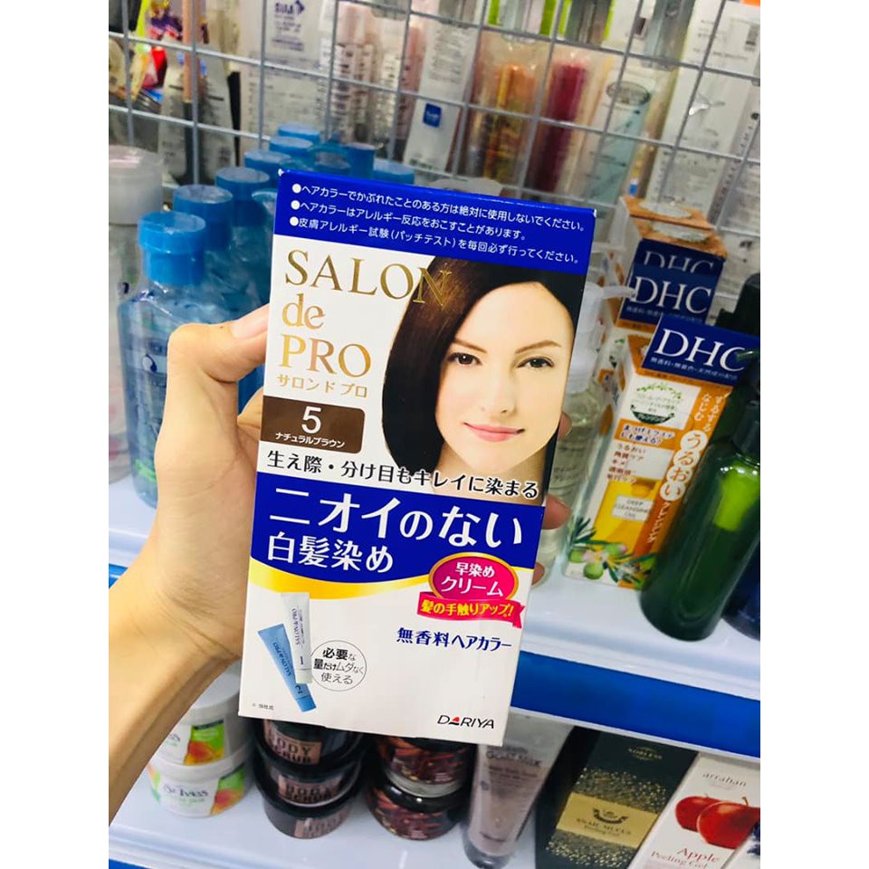 Thuốc nhuộm tóc phủ bạc DARIYA SALON de PRO