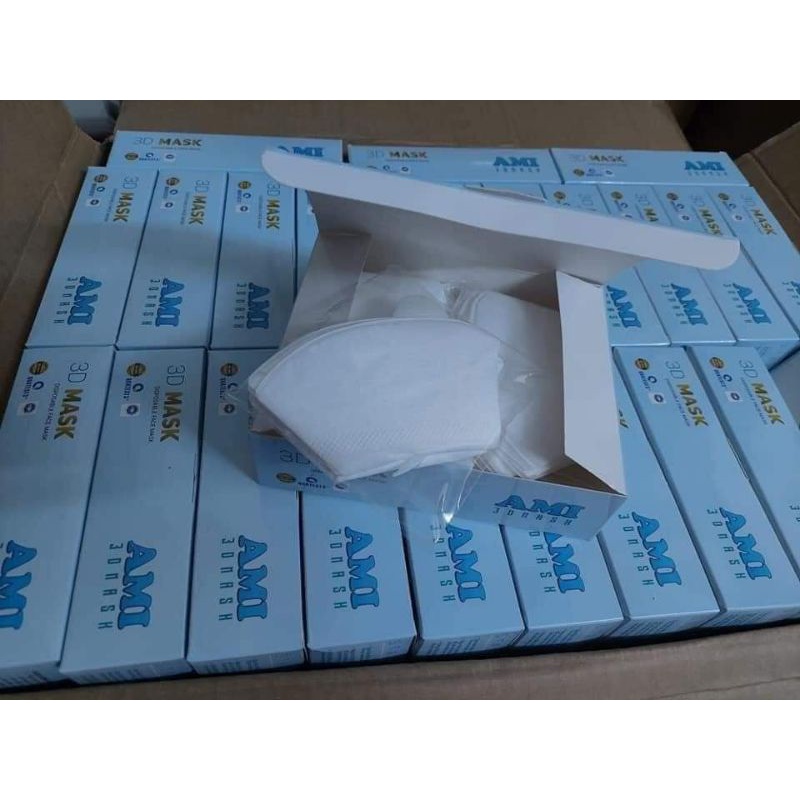 Sỉ thùng khẩu trang Ami 3D mask , thùng 500c - ami official