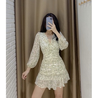 Đầm ORI - Đầm nhún eo cách điệu