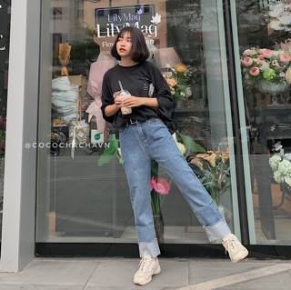 #Q797CS quần bò slim baggy jeans