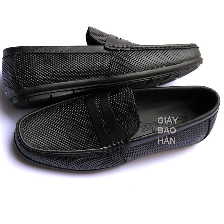 Giày Lười Da Nam Xuất Dư, Gót Mềm (Driver Shoes) - Da Bò, Mã GL066.