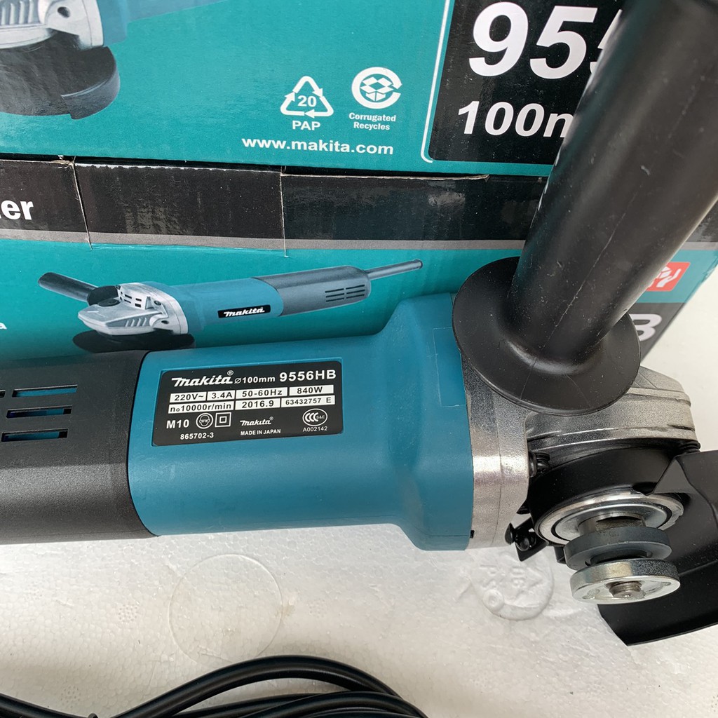 [ Giảm giá sốc ] Máy mài góc Makita 9556 đuôi sườn tặng kèm 5 lưỡi cắt sắt,1 lưỡi mài