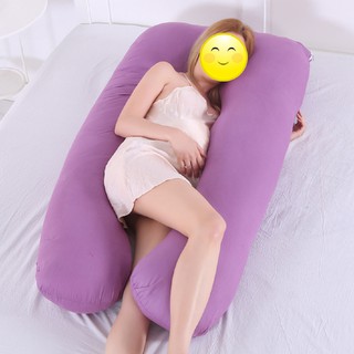 Vỏ gối ôm hình chữ U êm ái phù hợp cho bà bầu