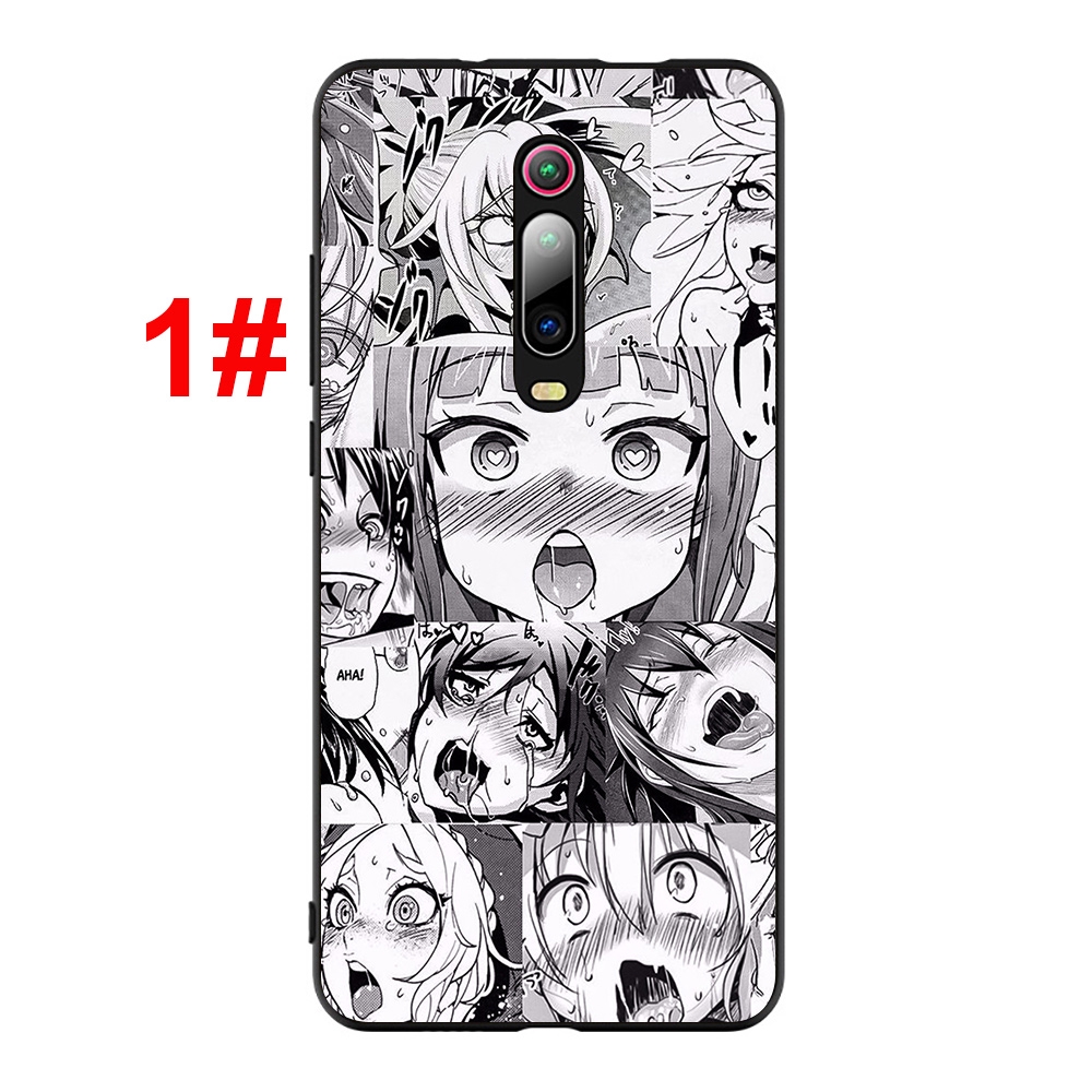 Ốp điện thoại từ silicon mềm in hoạt hình Ahegao cho REDMI K20 PRO NOTE 5 6 7 8 PRO 8T