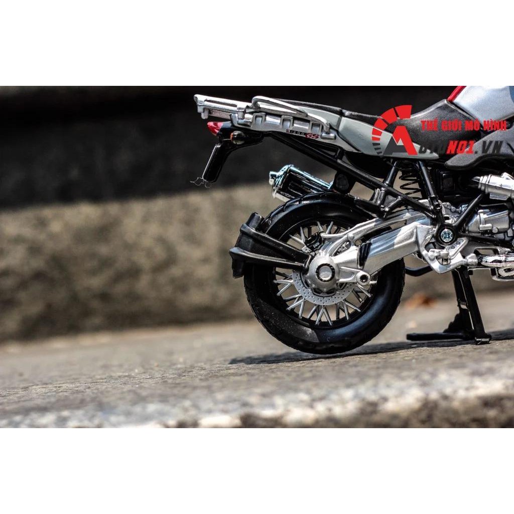 MÔ HÌNH BMW R1200GS RED BLACK 1:12 MAISTO 4530