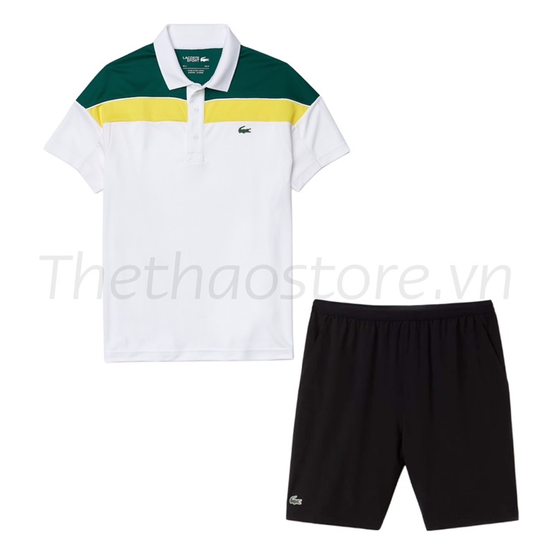 Bộ Quần Áo Nam Tennis Lacoste SPORT Regular Fit Color-block