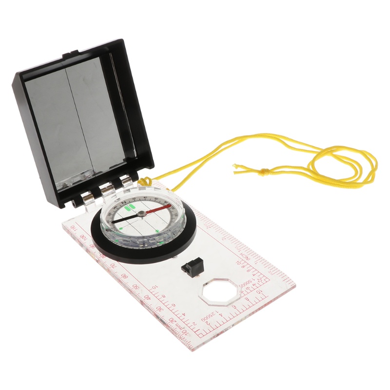 La Bàn Hướng Kèm Gương Soi Dùng Cho Hoạt Động Cắm Trại Ngoài Trời